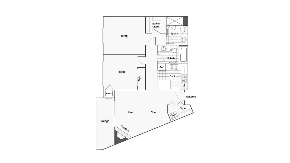 Floor plan Fern Hill