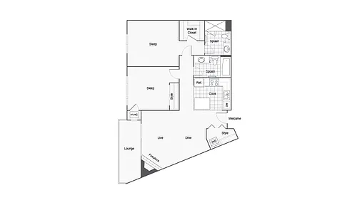 Floor plan Fern Hill