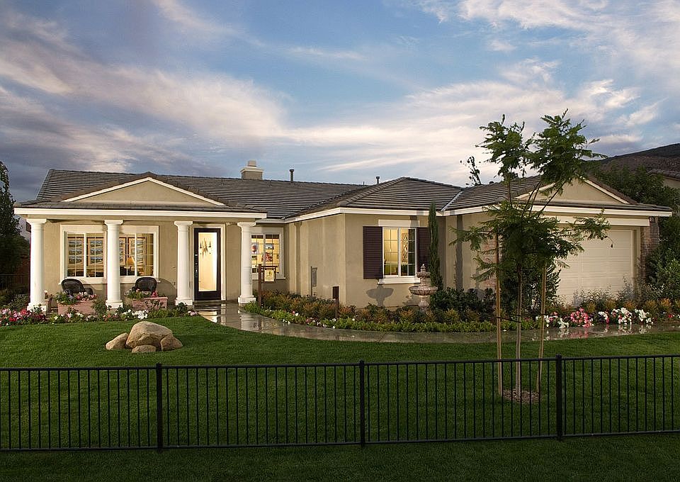 Exterior of model home