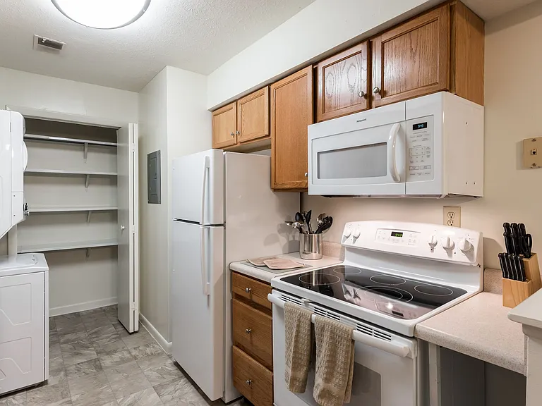 Classic Kitchen Style (shown here in a 2-bedroom floor plan)