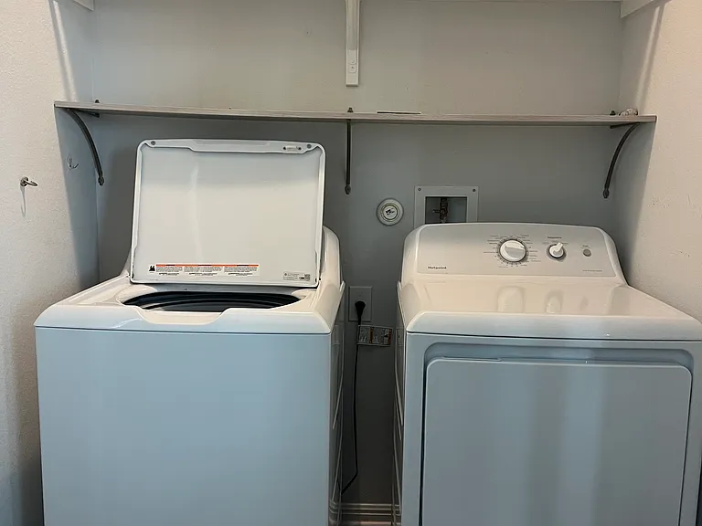 top load washer & gas dryer