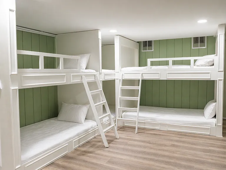 Additional flexible space in basement.
