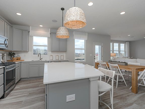 Large kitchen island