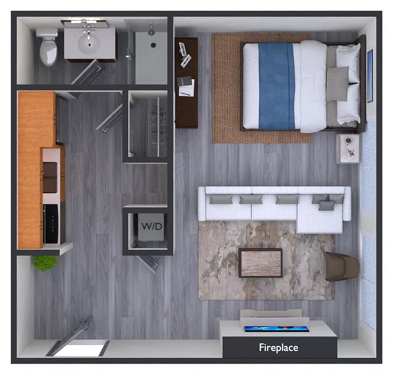 Floor plan Studio