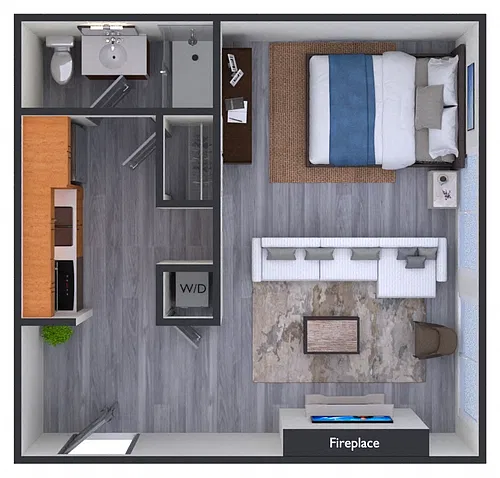 Floor plan Studio