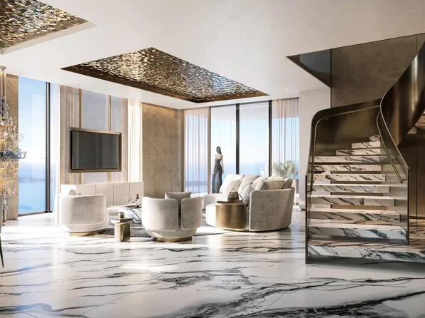 Residence A, 2BR, 53 Plan, 888 Brickell Dolce&Gabbana Residences and Hotel