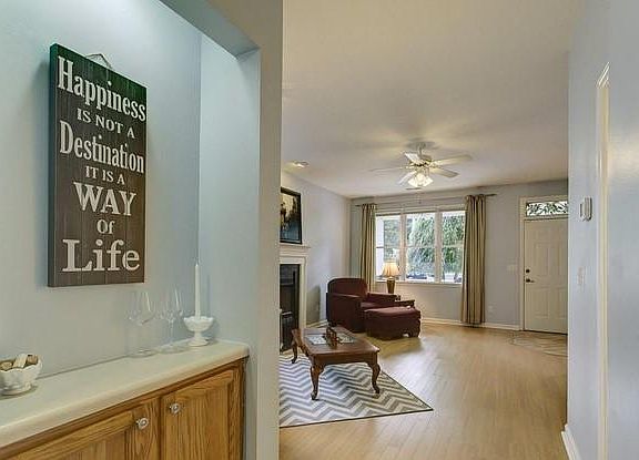 Living room back view