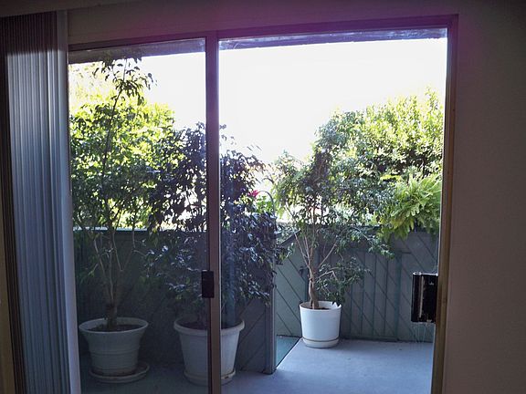 Patio off living room