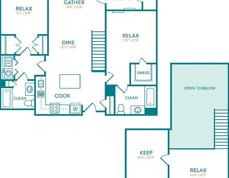 Chatfield Loft Floorplan Diagram