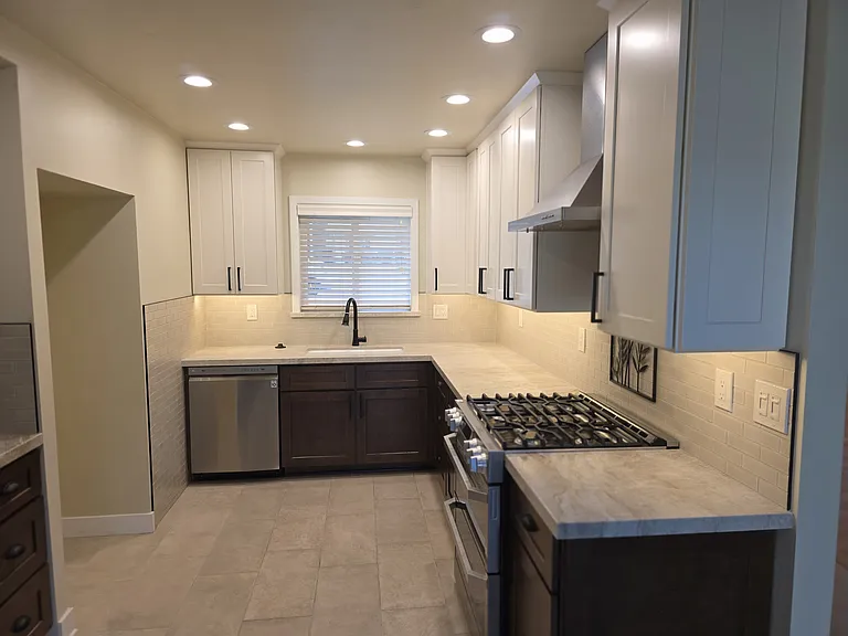 Completely remodeled kitchen