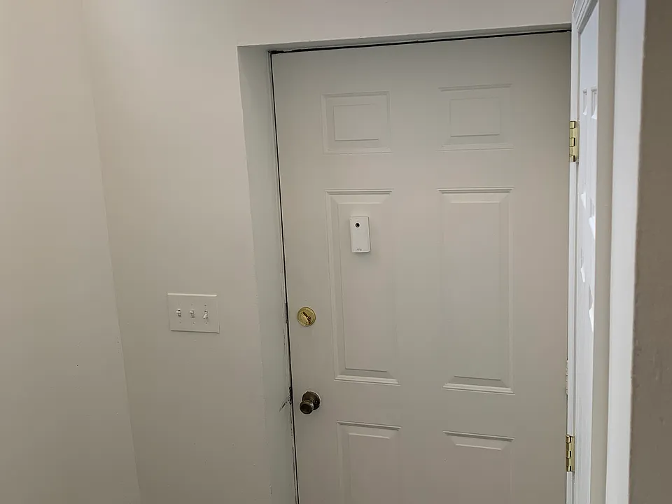 Ground level entrance to the upper 2 bedroom duplex.