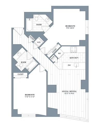 Floor plan Donatello