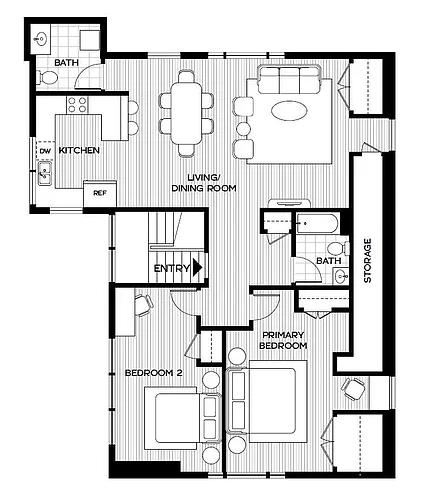 Floor plan B32R