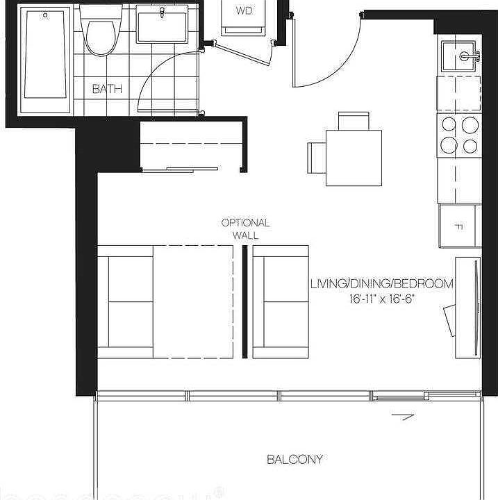 2nd image of 50 Charles St E #3710