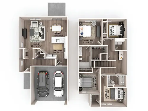 Floor plan TH-D1