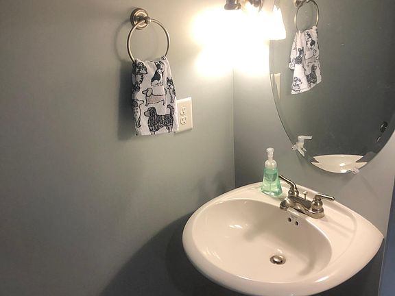 Half bathroom downstairs