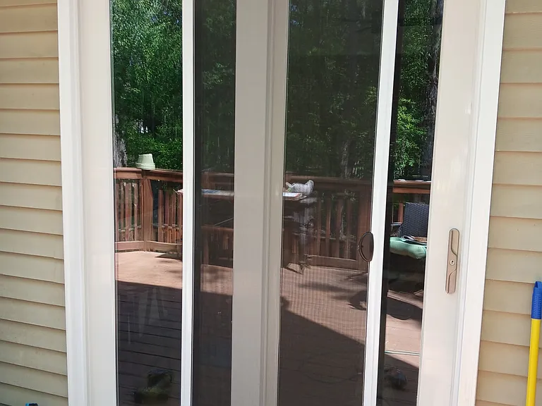 New deck door