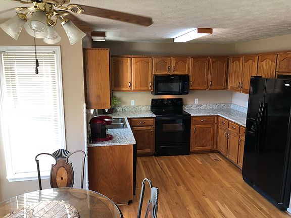 Kitchen with granite counter