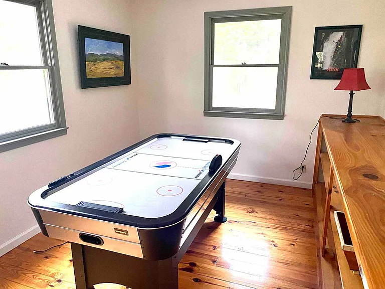 One of two game rooms