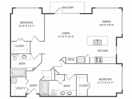 Floor plan Shoal Creek