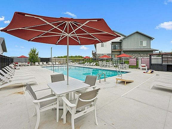 Pool Deck with Lounge Chairs