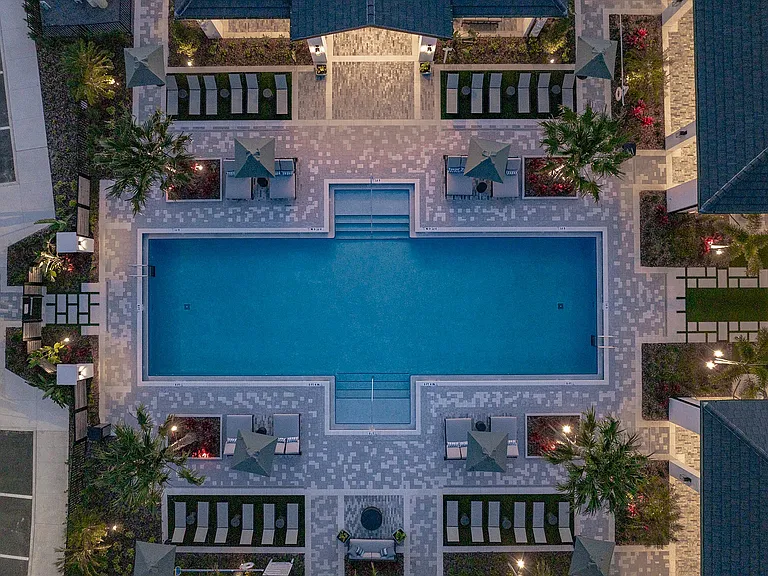 Stunning Aerial Pool View