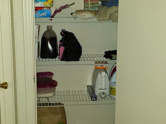 Pantry across from bedroom