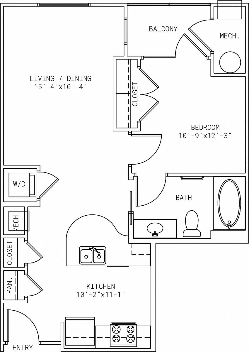 Floor plan 1-A15