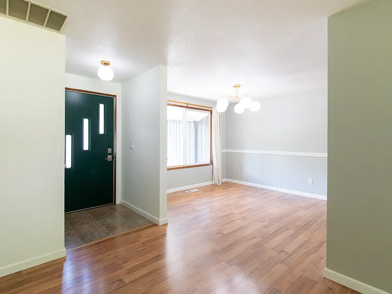 Dining room and front door