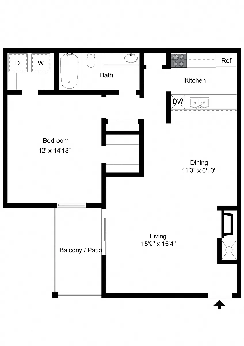 Floor plan A8