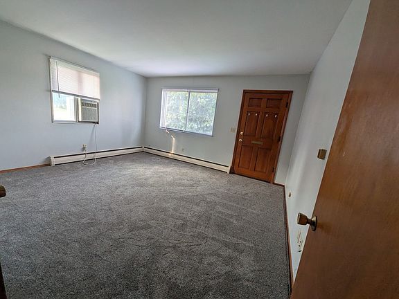 Living room and front door.