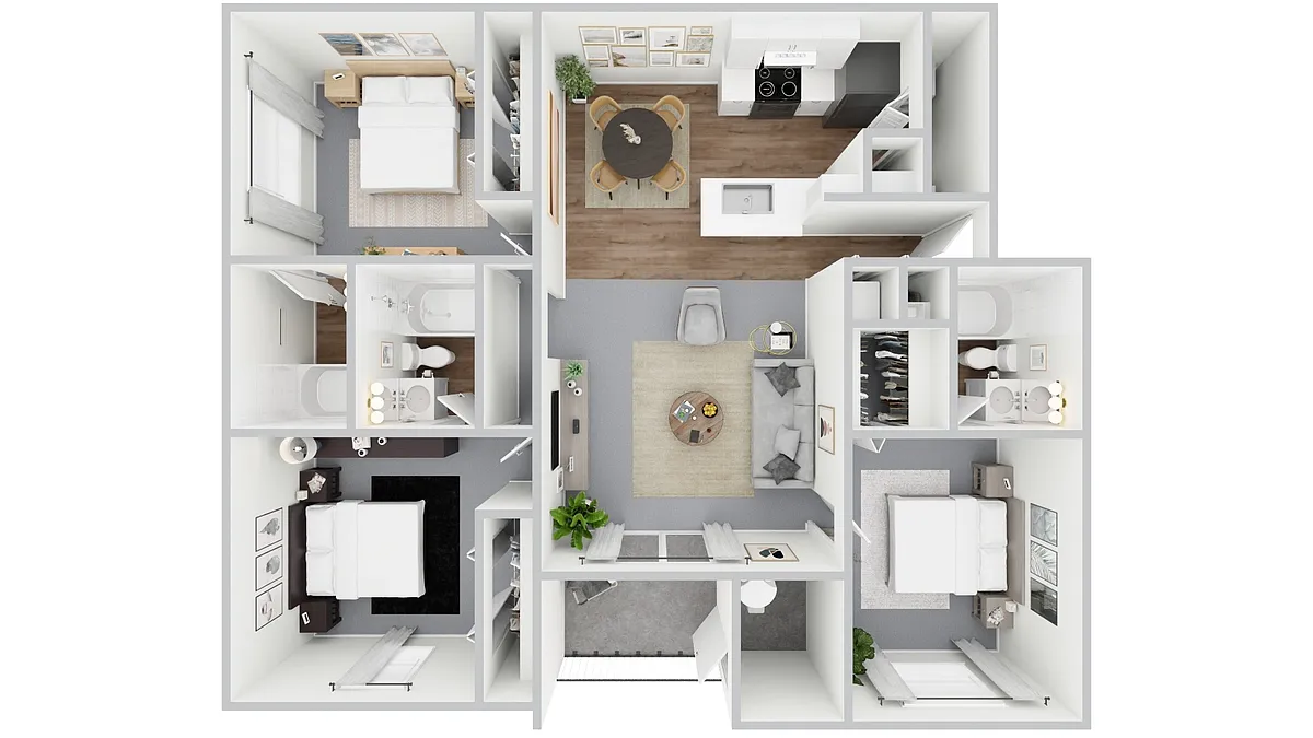 Floor plan 3X3