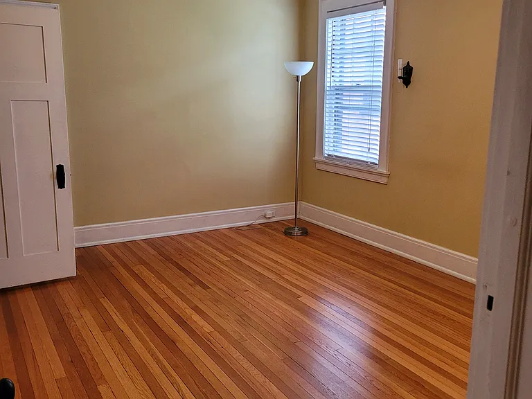 Main bedroom has new ceiling fan with overhead light