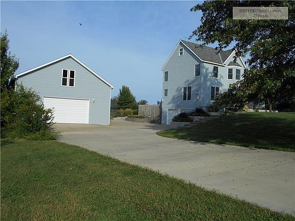 Beautifully landscaped with concrete drive with plenty of room for camper or RV. Massive 2 story det