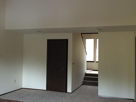 Living room and entry way. 