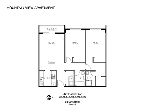 Floor plan 202