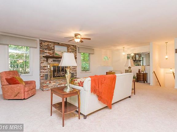 Brick Fireplace with hearth