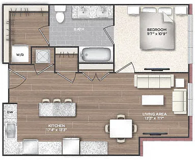Floor plan 1J