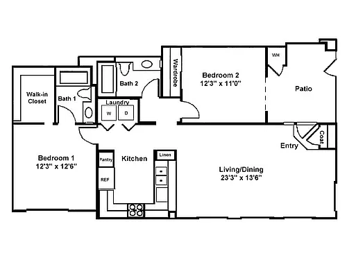 Floor plan Frontera