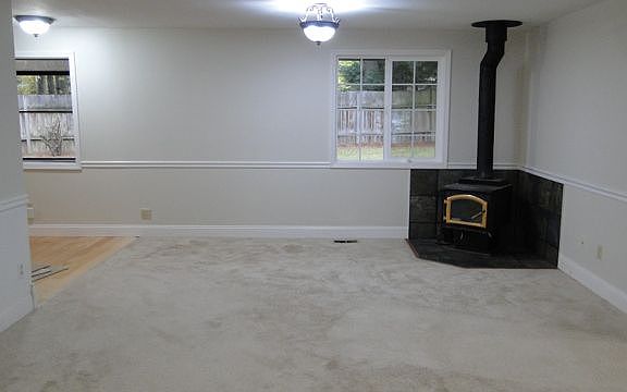 living rm with Pellet Stove