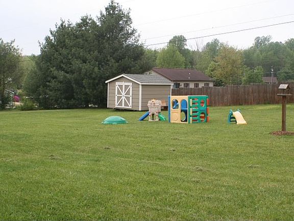 Large backyard- Great for kids, pets, pool! There is a spot for a garden too.