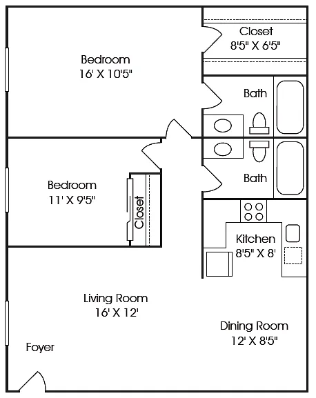 Floor plan B3