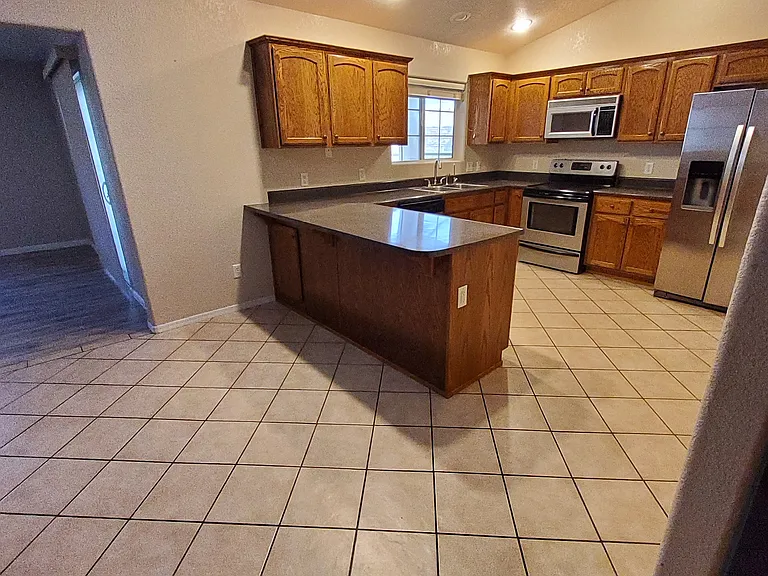 Kitchen with Stainless steel appliances