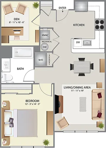 Floor plan Woodcrest Classic