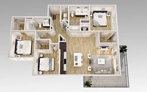 Floor plan Weller I