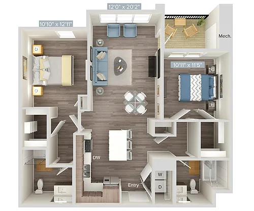 Floor plan B4-221