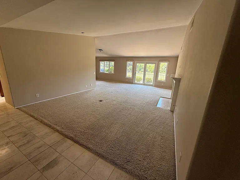Grand room with view of golf course