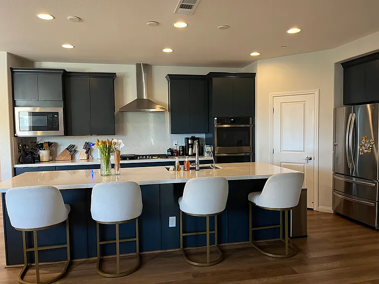 Kitchen view from dining room