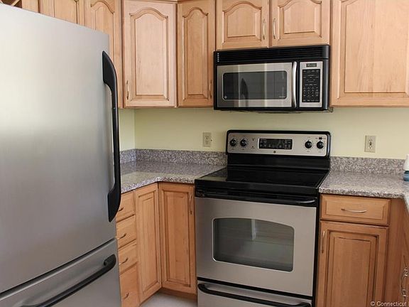 Kitchen with granite countertops