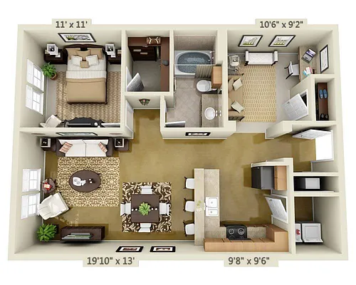 Floor plan Gomez (A1CD)